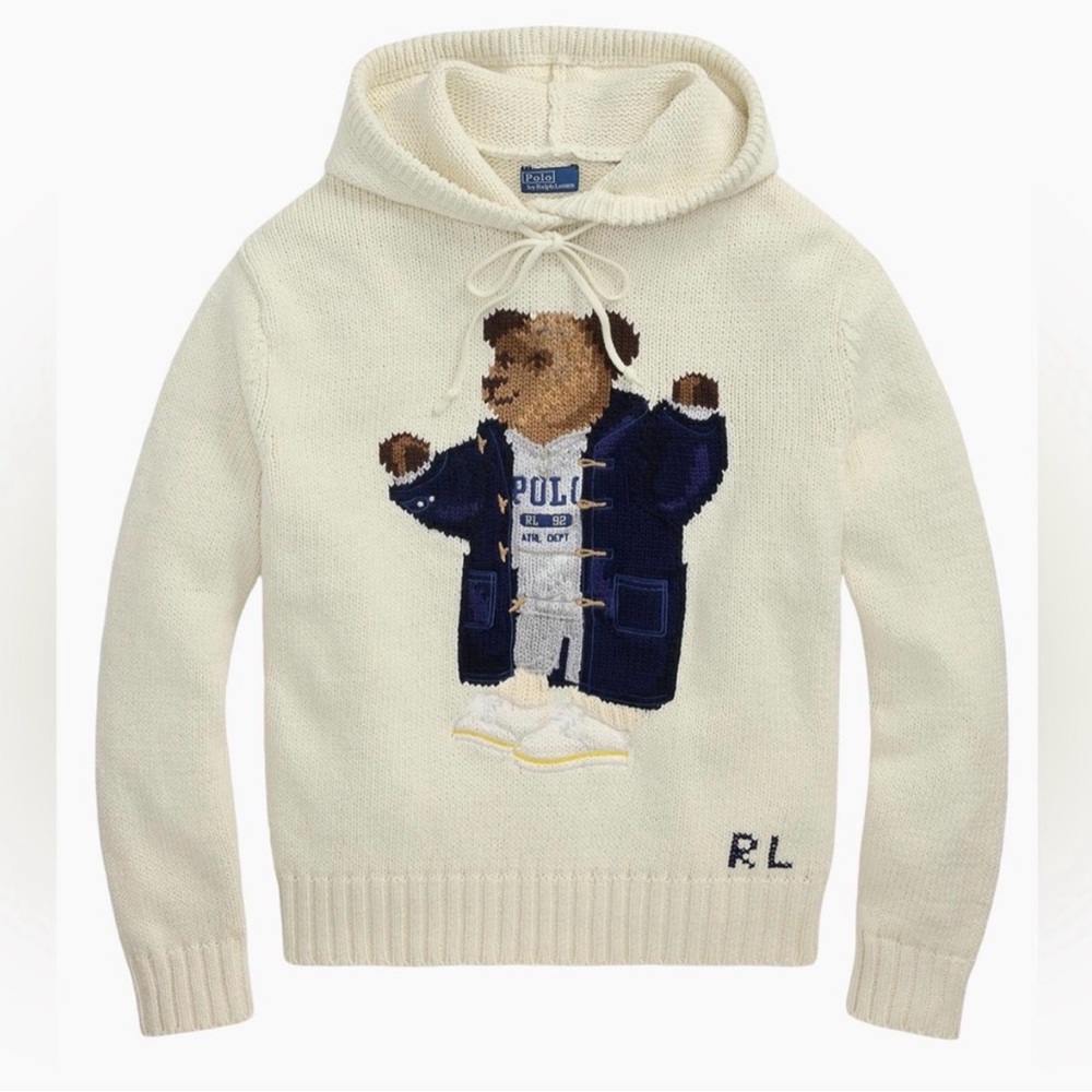 Polo Ralph Lauren Bear Hoodie Sweater Jumper NEW